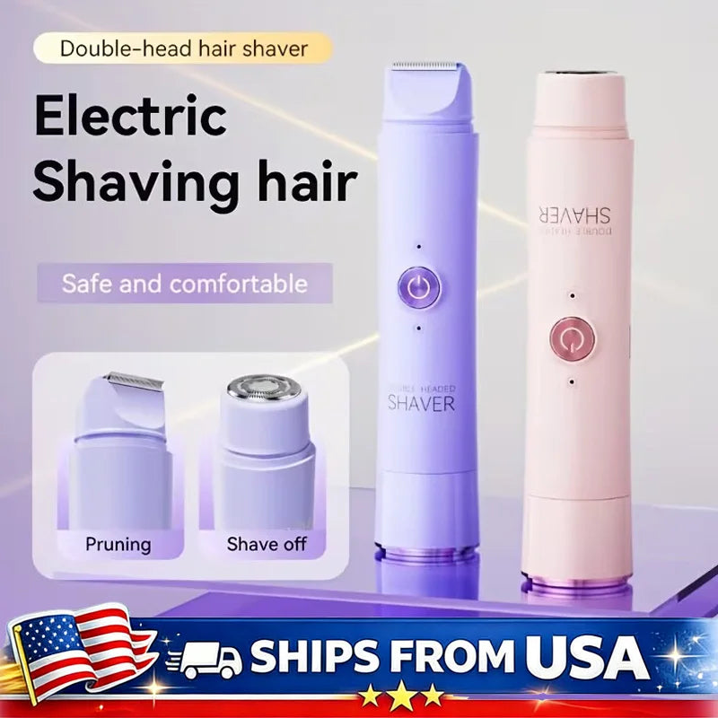 2 in 1 Dual Head Shaver Women